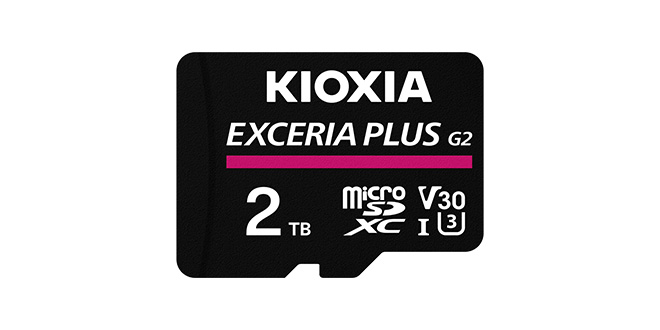 铠侠发布2TB microSDXC 存储卡| KIOXIA - China
